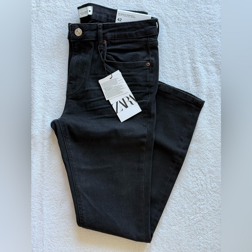 Zara Charcoal Skinny Jeans